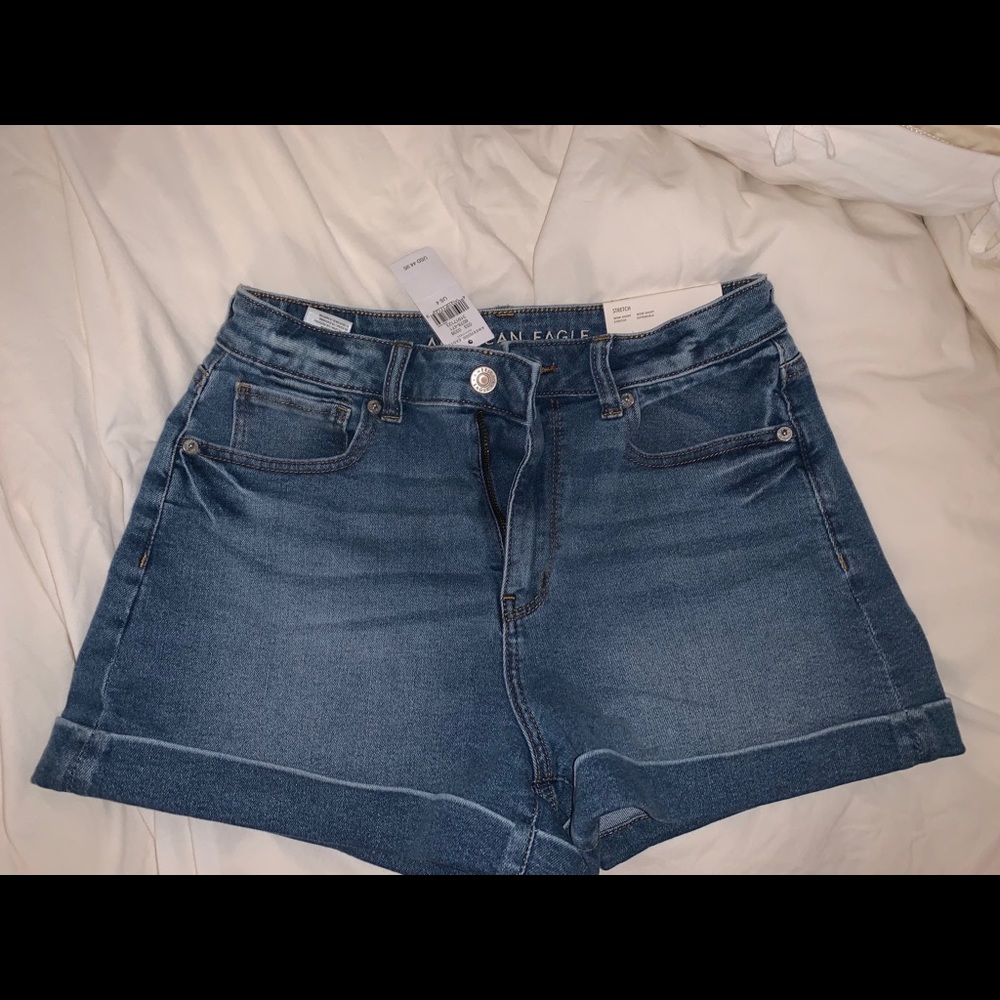 AE Stretch Denim Mom Shorts - with tags!